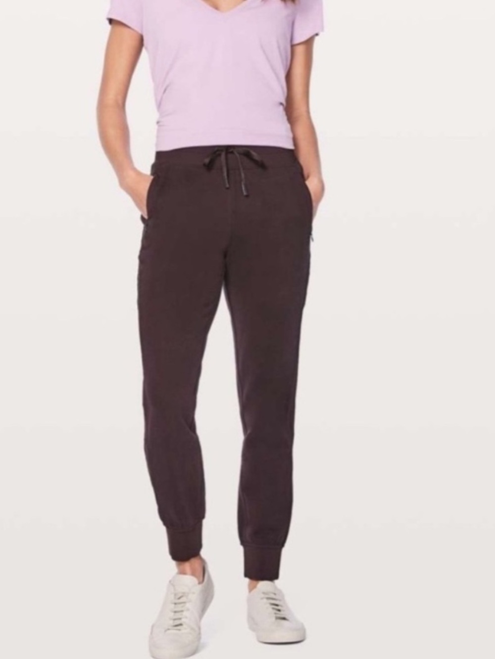Lululemon women’s Get Going Jogger Black Cherry Burgundy Purple size 4